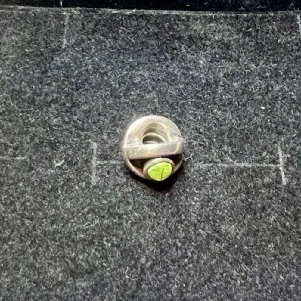 Pandora ALE 925 Sterling Silver Peridot Eye Charm 790127PE - Retired/Authentic